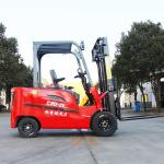 60V Electric Forklift 2.5T Wheel Electric Forklift Self Loading Pallet Lifting