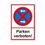 Reflective Aluminum Sheeting No Parking High Visibility Road Traffic Signs