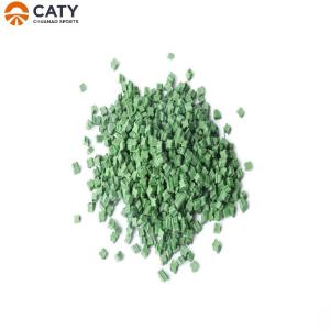 China Eco Friendly Green TPE Granules Anti UV Artificial Turf Grass Infill factory