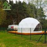 All Season Geo Dome Yurt Double-Coated PVC Fabric Turist Attraction Shelter