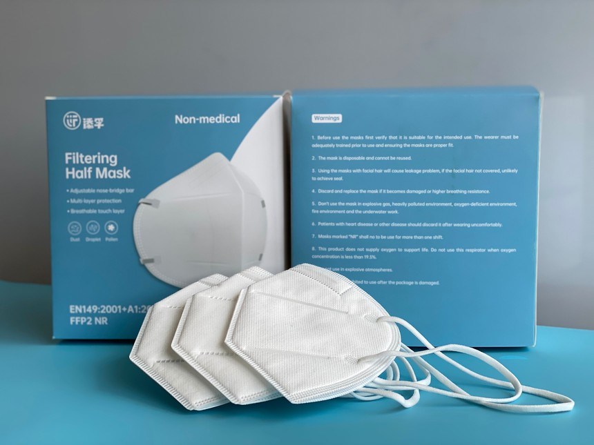 Non-Woven 5 Ply KN95 FFP2 Medical Face Mask Disposable Earloop Respirator
