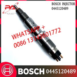 China 0445120489 Nozzle DLLA120 P2613 Diesel Common Rail Fuel Injector 5348293 For QSL9 Engine on sale