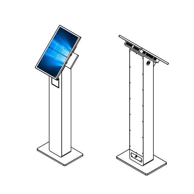 21.5'' Windows Interactive Self-Order Kiosk for Retail, QSR, and Entertainment Venues