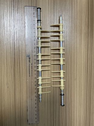 ATM parts Wincor Nixdorf Note Diverter Shaft, Plastic Teeth, 245 long, 12 3Teeth
