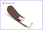 Leather Usb Disk Custom Metal PU 4GB 8GB Pendrive 64MB To 32GB