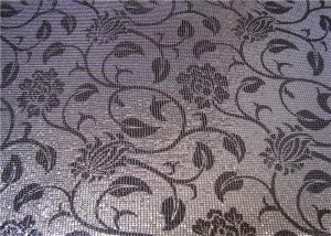 China Silkscreen Type Metallic Mesh Fabric Aluminum Material For Room Dividers factory