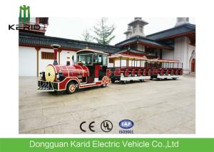 China Eco Friendly 42 Passenger Electric Trackless Train For Sightseeing Customized Color factory