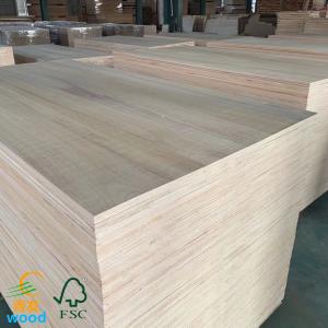 China Natural Color Paulownia Wood Sale Qingfa Edge-glued Panels Thickness 3mm-50mm factory