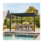 Steel Frame AJUNION 16X10 Metal Pergola for Louvered Roof Garden Outdoor