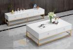 Bubble EPE Luxury Tv Cabinet Living Room Furniture Stainless Steel Frame