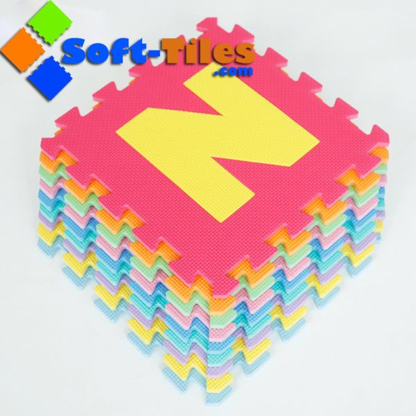 China 26pcs/set Daycare Foam Floor Mats / 10mm Alphabet Jigsaw Mat factory