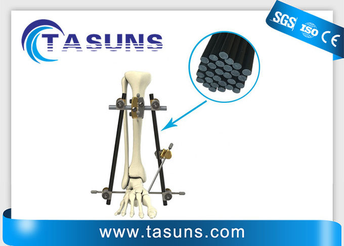 100% Solid Pultruded Carbon Rods For Elbow Hinge Fixator