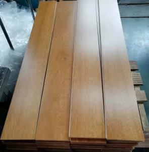 China wide plank African Iroko Multi-layers engineered wood flooring to Japan factory