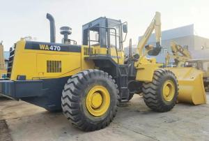 China Used Komatsu WA470 - 3 Hydraulic Wheel Loader 21640KG With Bucket 3.9m3 factory