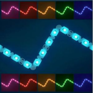 Ultra Thin Zig Zag Bendable 120 240 60 Leds 6mm 8mm DC 12C 24V S Shape SMD 2835