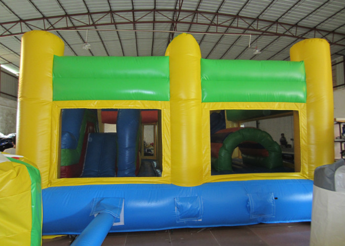 Circus clown inflatable combo house waterproof PVC fabric inflatable clown jumping combo classic inflatable clown bouncy