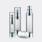 Personal Care Airless Pump Bottles PETG Material OEM / ODM Acceptable GR233A/B/C