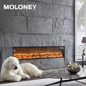 China 80 Inch Wall Insert Fireplace Without Heat Electric Flat Panel Indoor Used factory