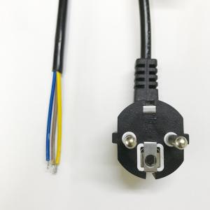 China KERONG European Standard Plug Power Cord For Power Adapter factory