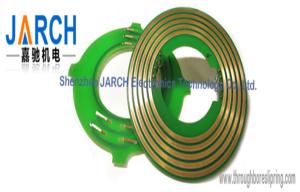 China PCB Type Pancake Slip Ring From JARCH with through bore size 35mm 6 Thickness Speed:200RPM factory