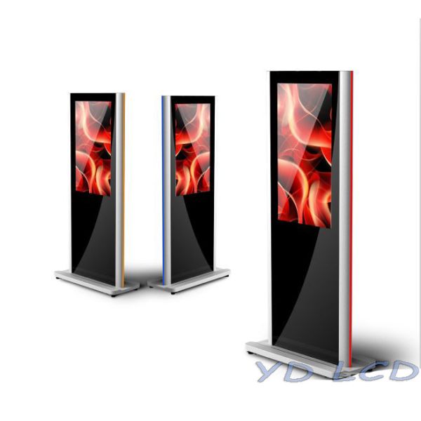 China Floor Standing Digital Ad Screens With HD Panel factory