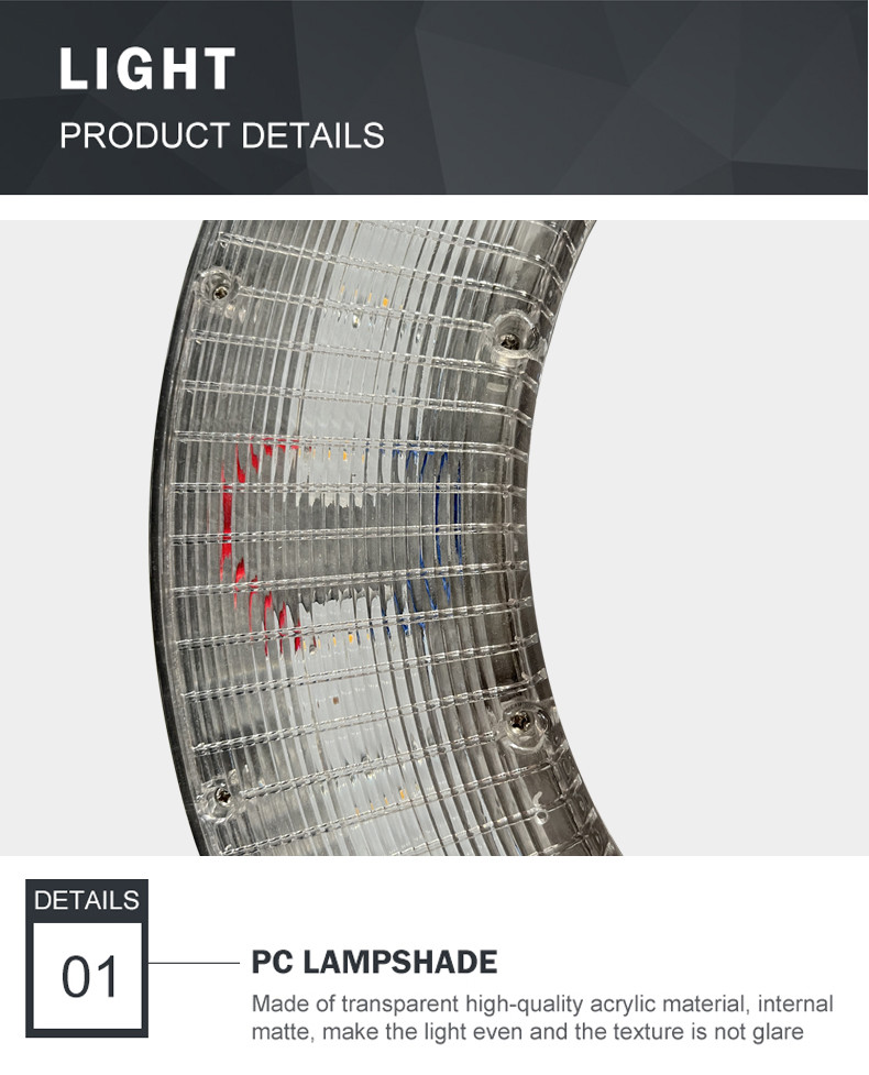 Garden Lamp 30W 3000-6000K IP65 600*600*390MM 5KG 140-76MM 3-6M