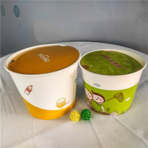 China Restaurant 400GSM Package Paper Box Take Out Disposable Food Containers factory