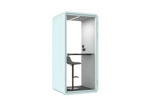 China Small Size Conference Cabin No-pollution Work Pods Zum Portable Office Aluminum Polyester Material factory