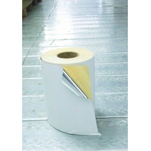 Strong Sticky Clear Sticker Roll , Self Adhesive Silver Label Paper