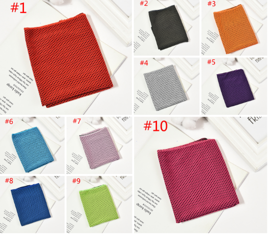 Nonwoven Double Layers Polyester Quick Dry Sports Cool Towel for Instant Refreshment