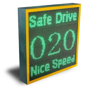 China WIFI Connection LPR Traffic Speed Sign With Safe Drive LED Limited Sign factory