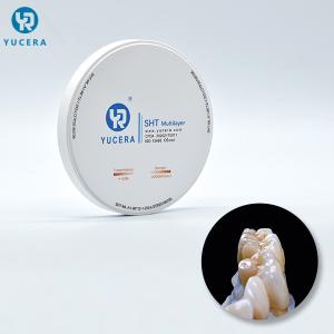 China Yucera 900MPA Dental SHT Multilayer Zirconia Block factory