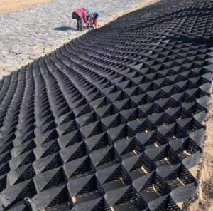 China Road Construction HDPE Plastic Geocell Green Roof System Grass Grid factory