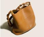 New PU Shoulder Bag Large Capacity Leather Retro Fashion One-Shoulder Messenger