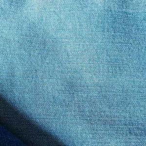 China Weave Twill Fall Winter Fabrics 90*62 11OZ Indigo TR Stretchy Denim Blended Material factory