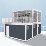 40ft Customized Prefabricated Modular Homes 4 Bedroom Tiny House Prefab Houses