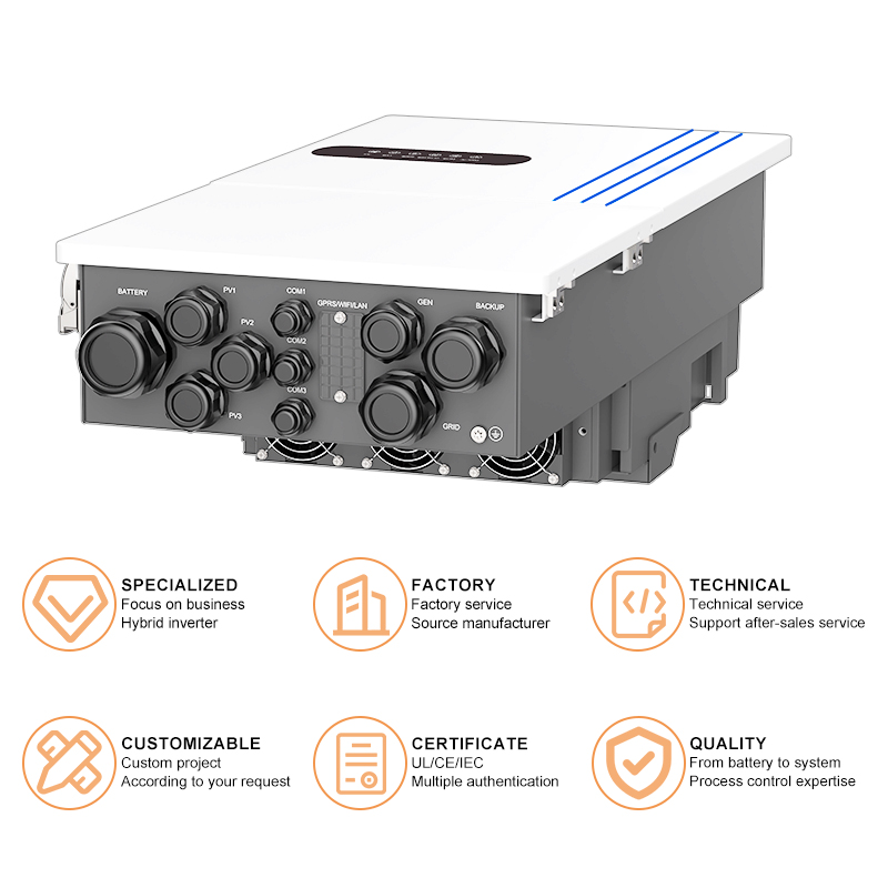 Wholesale Hybrid Inverter 10KW solar inverter hybrid 48V On Off Grid hybrid solar inverter