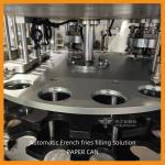 Automatic Vacuum Potato Chips Tin Canning Machine Puffed Food Weighing And