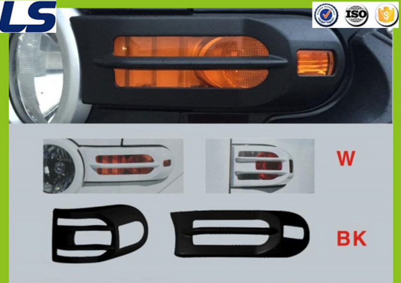 ABS Plastic LED Headlamp Cover Auto Accessories for Toyota Fj Cruiser Light Shade