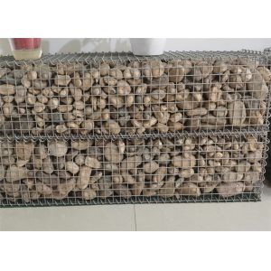 Galvanized Galfan 50×50mm Welded Gabion Mesh For Designing Fence Retaining Wall