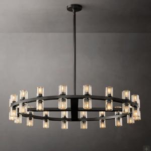 China Elegant Chrome Finish Crystal Chandelier in 140CM Diameter factory
