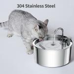 Automatic Dog Water Fountain Stainless Steel Pet Dispenser 3.2L