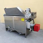 Certified Meat Pie Pork Rinds Frying Machine Basket Deep Fryer with 380v Power