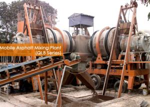 China Mobile 1.2CBM Feeder Hopper Capacity Hot Asphalt Batch Plants 80TPH Capacity factory