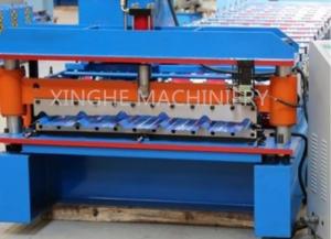 China Galvanised Steel Sheets Corrugation Roof Panel Roll Forming Machine 12 Months Warranty factory