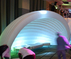 China Lighting Stand Inflatable Pod for Exhibition and Show factory