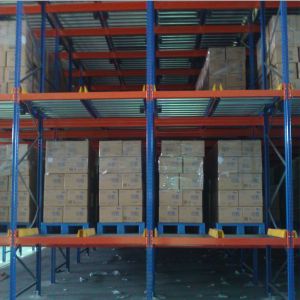 China IOS14001 Electrostatic Spray Gravity Pallet Racking 1000kg Per Pallet on sale