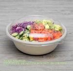 Disposable Bagasse Food Box To Go Lunch Paper Bowl 22 OZ Heavy Duty Bagasse