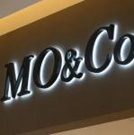 Stainless Steel LED Backlit Characters Shopping Mall Signs Illuminated