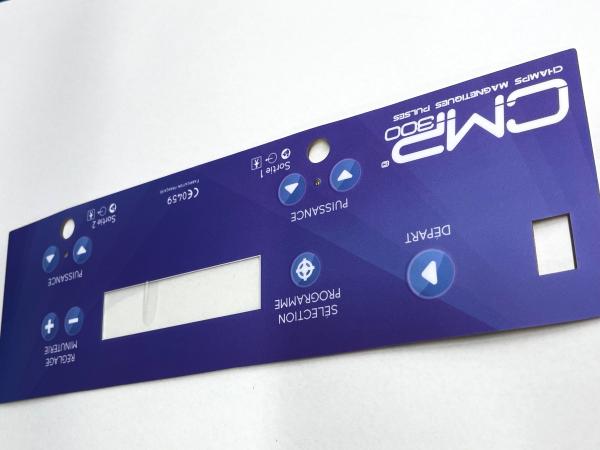 Pocket Layered Graphic LCD Printing LED Membrane Switch Foil For Medical
